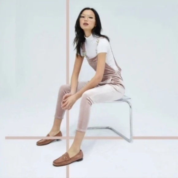 WeWoreWhat Second Skin Dusty Rose Overalls Size XS - Picture 3 of 6